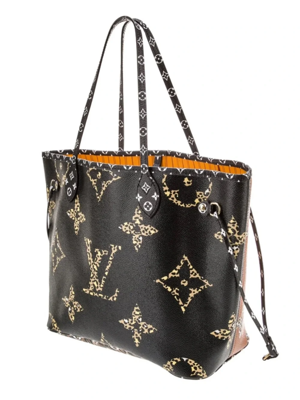 Louis Vuitton Black & Tan Monogram Neverfull GM Tote Giant Ltd Edition Jungle - Picture 2 of 16